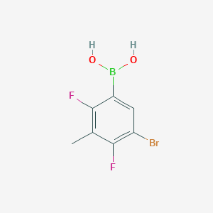 (5-Bromo-2,4-difluoro-3-methylphenyl)boronic acid