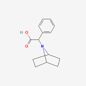 molecular formula C14H17NO2 B8207375 2-(7-Azabicyclo[2.2.1]heptan-7-yl)-2-phenylacetic acid 