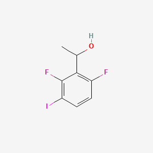 molecular formula C8H7F2IO B8207448 1-(2,6-Difluoro-3-iodophenyl)ethanol 