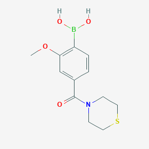 4-(Thiomorpholine-4-carbonyl)-2-methoxyphenylboronic acid