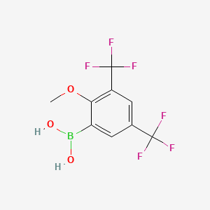 (2-Methoxy-3,5-bis(trifluoromethyl)phenyl)boronic acid