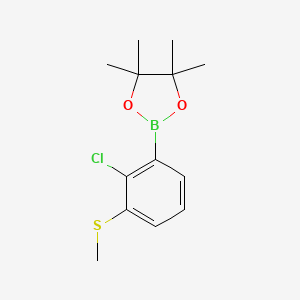 2-Chloro-3-(methylsulfanyl)phenylboronic acid pinacol ester