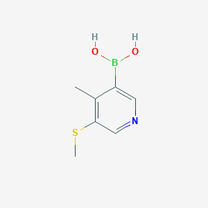 4-Methyl-5-(methylthio)pyridine-3-boronic acid