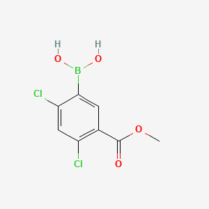 (2,4-Dichloro-5-(methoxycarbonyl)phenyl)boronic acid