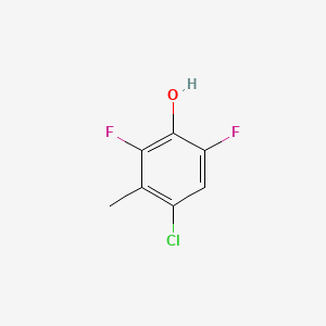 4-Chloro-2,6-difluoro-3-methylphenol