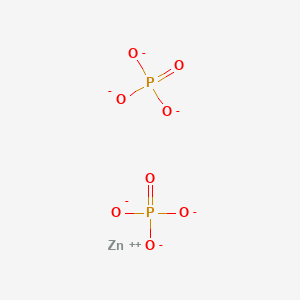 molecular formula H4O8P2Zn B082077 Zinc dihydrogen phosphate CAS No. 13598-37-3