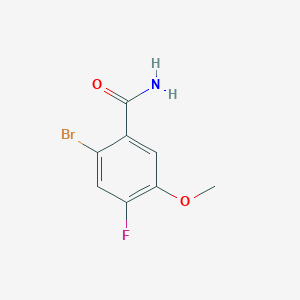 2-Bromo-4-fluoro-5-methoxybenzamide