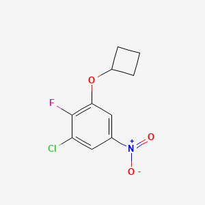 1-Chloro-3-cyclobutyloxy-2-fluoro-5-nitrobenzene
