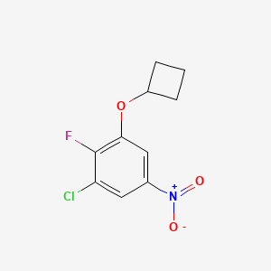 1-Chloro-3-cyclobutoxy-2-fluoro-5-nitrobenzene