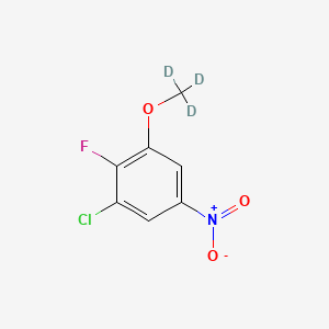 1-Chloro-2-fluoro-3-(methoxy-d3)-5-nitrobenzene