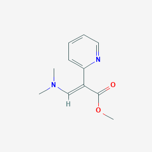 methyl (E)-3-(dimethylamino)-2-pyridin-2-ylprop-2-enoate