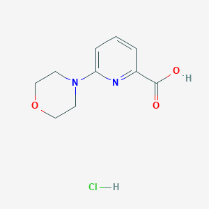 6-Morpholin-4-ylpyridine-2-carboxylic acid;hydrochloride