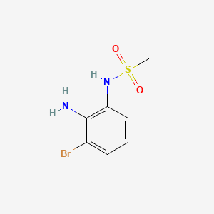 N-(2-amino-3-bromophenyl)methanesulfonamide
