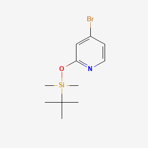 (4-Bromopyridin-2-yl)oxy-tert-butyl-dimethylsilane