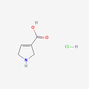 2,5-dihydro-1H-pyrrole-3-carboxylic acid hydrochloride