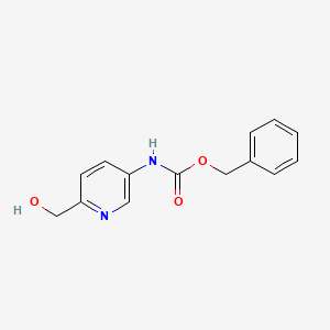 molecular formula C14H14N2O3 B8207833 benzyl N-[6-(hydroxymethyl)pyridin-3-yl]carbamate 