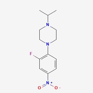 1-(2-Fluoro-4-nitrophenyl)-4-propan-2-ylpiperazine