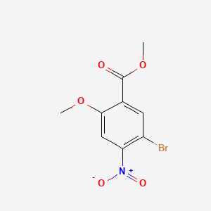 molecular formula C9H8BrNO5 B8207891 Methyl 5-bromo-2-methoxy-4-nitrobenzoate 