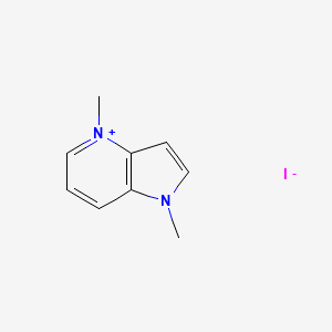 1,4-Dimethylpyrrolo[3,2-b]pyridin-4-ium;iodide