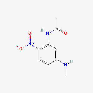 molecular formula C9H11N3O3 B8207992 N-[5-(methylamino)-2-nitrophenyl]acetamide 