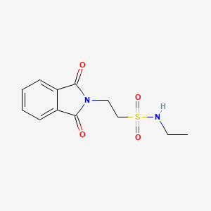 molecular formula C12H14N2O4S B8208017 2-(1,3-dioxoisoindol-2-yl)-N-ethylethanesulfonamide 