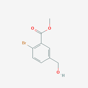 molecular formula C9H9BrO3 B8208023 Methyl 2-bromo-5-(hydroxymethyl)benzoate 