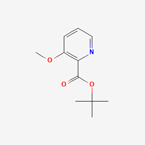 molecular formula C11H15NO3 B8208149 Tert-butyl 3-methoxypyridine-2-carboxylate 