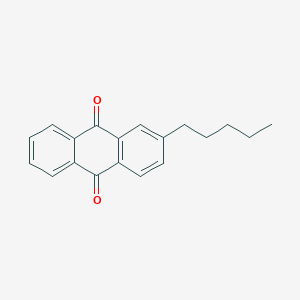 molecular formula C19H18O2 B082082 2-Amylanthraquinone CAS No. 13936-21-5