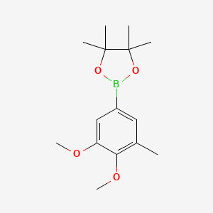 2-(3,4-Dimethoxy-5-methylphenyl)-4,4,5,5-tetramethyl-1,3,2-dioxaborolane