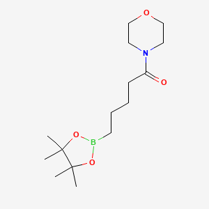 1-Morpholin-4-yl-5-(4,4,5,5-tetramethyl-1,3,2-dioxaborolan-2-yl)pentan-1-one