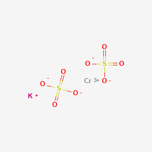 molecular formula CrKO8S2 B082083 Chromium potassium sulfate CAS No. 10279-63-7