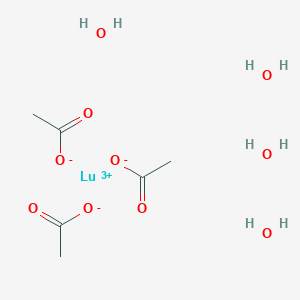 molecular formula C6H17LuO10 B8208328 Lutetiumacetatetetrahydrate 