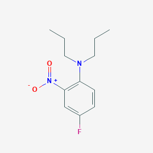 4-fluoro-2-nitro-N,N-dipropylaniline