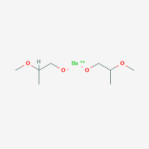 molecular formula C8H18BaO4 B8208361 Bis(2-methoxypropoxy) barium 