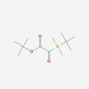 molecular formula C12H24O3Si B8208410 Tert-butyl 2-(tert-butyldimethylsilyl)-2-oxoacetate CAS No. 852447-17-7