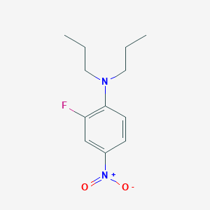 molecular formula C12H17FN2O2 B8208438 2-fluoro-4-nitro-N,N-dipropylaniline 