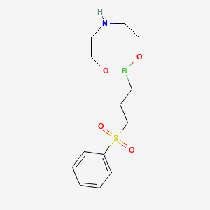 3-(Phenylsulfonyl)propylboronic acid diethanolamine ester