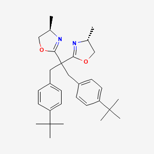 (4R,4'R)-2,2'-(1,3-Bis(4-(tert-butyl)phenyl)propane-2,2-diyl)bis(4-methyl-4,5-dihydrooxazole)
