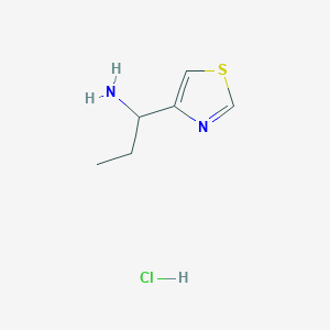 1-(1,3-Thiazol-4-yl)propan-1-amine hydrochloride