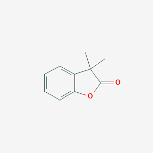 molecular formula C10H10O2 B082086 2(3H)-Benzofuranone, 3,3-dimethyl- CAS No. 13524-76-0