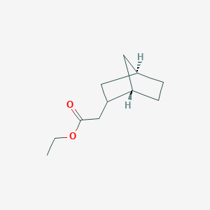 molecular formula C11H18O2 B8208634 ethyl 2-[(1S,4R)-bicyclo[2.2.1]heptan-2-yl]acetate 