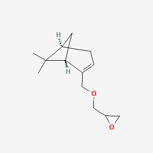 molecular formula C13H20O2 B8208669 2-[[(1S,5R)-6,6-dimethyl-2-bicyclo[3.1.1]hept-2-enyl]methoxymethyl]oxirane 