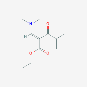 ethyl (2E)-2-(dimethylaminomethylidene)-4-methyl-3-oxopentanoate