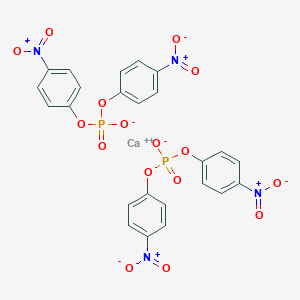 molecular formula C24H16CaN4O16P2 B082087 Bis(4-nitrophenyl)phosphoric acid calcium salt CAS No. 10331-55-2