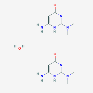 molecular formula C12H22N8O3 B8208708 CID 134715684 
