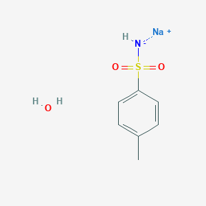 molecular formula C7H10NNaO3S B8208835 Sodium 1-(azanidylsulfonyl)-4-methylbenzene hydrate 