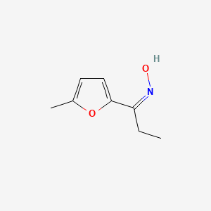 molecular formula C8H11NO2 B8208840 (1E)-1-(5-methyl-2-furyl)propan-1-one oxime 