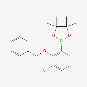 2-Benzyloxy-3-chlorophenylboronic acid pinacol ester