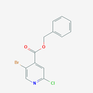 Benzyl 5-bromo-2-chloroisonicotinate