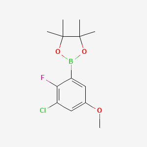 2-(3-Chloro-2-fluoro-5-methoxyphenyl)-4,4,5,5-tetramethyl-1,3,2-dioxaborolane